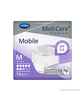 MoliCare Premium Mobile 8 Tropfen Inkontinenzslips Gr. M (14 Stck.), Hartmann, medishop.de