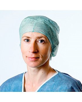 Foliodress cap Comfort Form aqua OP-Hauben (100 Stck.), Hartmann, medishop.de