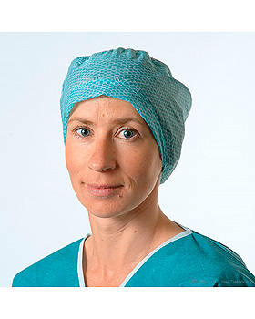 Foliodress cap Comfort Apart aqua OP-Hauben (100 Stck.), Hartmann, medishop.de