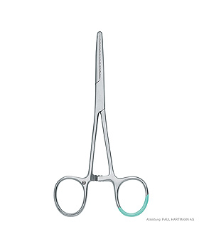 Peha-instrument Pean-Klemmen anatomisch, gerade 14 cm (25 Stck.), Hartmann, medishop.de
