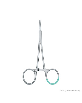 Peha-instrument Klemmen Micro-Mosquito anatomisch, gerade 12,5 cm (25 Stck.), Hartmann, medishop.de