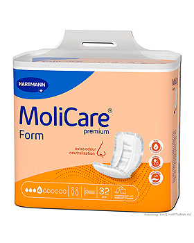 MoliCare Premium Form 4 Tropfen Inkontinenzeinlagen (32 Stck.), Hartmann, medishop.de
