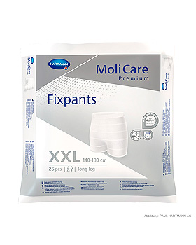 MoliCare Premium Fixpants long leg Fixierhosen Gr. XXL (25 Stck.), Hartmann, medishop.de