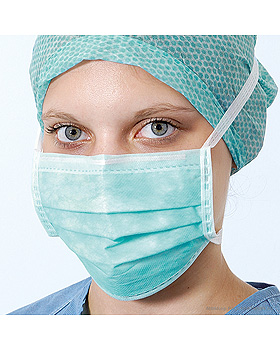 Foliodress mask Comfort Anti splash OP-Masken grn (40 Stck.), Hartmann, medishop.de