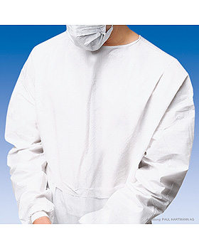 Foliodress Einmal-Besuchermantel S wei, undurchlssig, 122 cm (50 Stck.), Hartmann, medishop.de