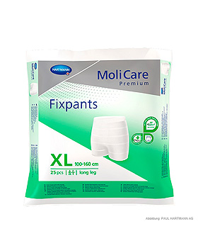 MoliCare Premium Fixpants long leg Fixierhosen Gr. XL (25 Stck.), Hartmann, medishop.de