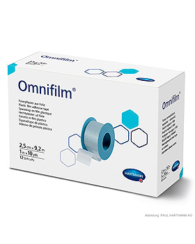 Omnifilm Fixierpflaster 9,2 m x 2,5 cm (12 Stck.), Hartmann, medishop.de