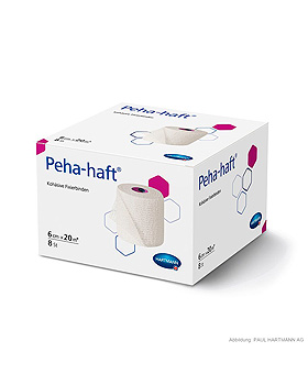 Peha-haft Fixierbinden 20 m x 6 cm, lose (8 Rl.), Hartmann, medishop.de