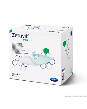 Zetuvit Plus Saugkompressen steril 20 x 40 cm (10 Stck.), Hartmann, medishop.de