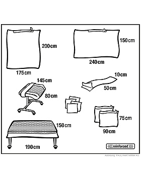 Foliodrape Protect Universal Set IV einzeln steril verpackt (8 Sets), Hartmann, medishop.de