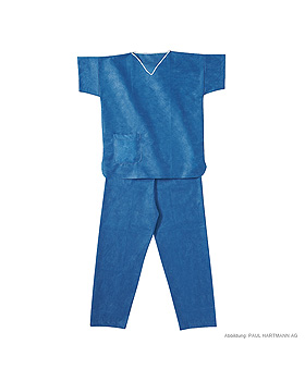 Foliodress Suit (Kasack + Hose) Gr. S, blau, Hartmann, medishop.de
