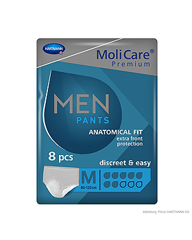 MoliCare Premium MEN PANTS 7 Tropfen Gr. M, Inkontinenzslips (8 Stck.), Hartmann, medishop.de