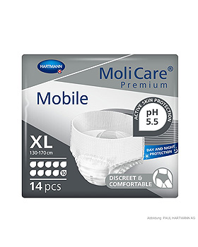 MoliCare Premium Mobile 10 Tropfen Inkontinenzslips Gr. XL (14 Stck.), Hartmann, medishop.de