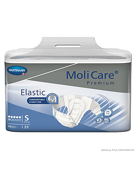 MoliCare Premium Elastic 6 Tropfen Gr. S Inkontinenzslips (30 Stck.), Hartmann, medishop.de