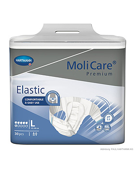 MoliCare Premium Elastic 6 Tropfen Gr. L Inkontinenzslips (30 Stck.), Hartmann, medishop.de