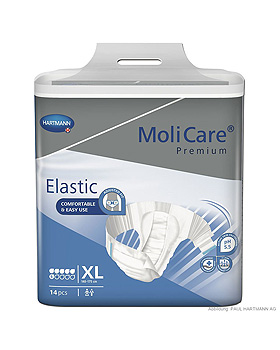 MoliCare Premium Elastic 6 Tropfen Gr. XL Inkontinenzslips (14 Stck.), Hartmann, medishop.de