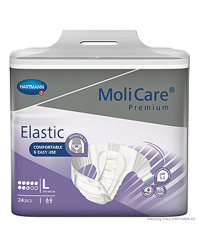 MoliCare Premium Elastic super plus 8 Tropfen Gr L Inkontinenzslips (24Stck), Hartmann, medishop.de