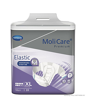 MoliCare Premium Elastic super plus 8 Tropfen Gr. XL Inkontinenzslips (14Stck), Hartmann, medishop.de
