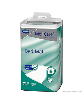 MoliCare Premium Bed Mat 5 Tropfen Krankenunterlagen 60 x 90 cm (30 Stck.), Hartmann, medishop.de