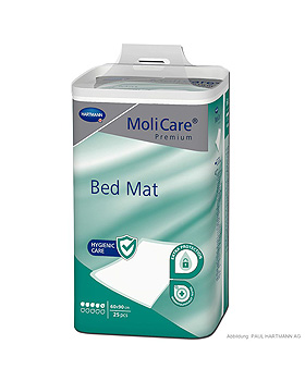 MoliCare Premium Bed Mat 5 Tropfen Krankenunterlagen 60 x 90 cm (25 Stck.), Hartmann, medishop.de