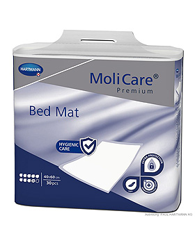 MoliCare Premium Bed Mat 9 Tropfen Krankenunterlagen 40 x 60 cm (30 Stck.), Hartmann, medishop.de
