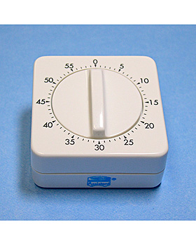 Kurzzeitmesser mit Signal, 60 Min. weiß, Karl Hecht, medishop.de