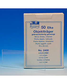 Objekttrger ELKA 76 x 26 mm (50 Stck.), Karl Hecht, medishop.de