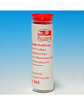 Einmal-Mikro-Haematokritkapillaren 75 mm, heparinisiert (100 Stck.), Karl Hecht, medishop.de