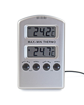 Maxima-Minima-Thermometer, elektronisch, CE, Karl Hecht, medishop.de