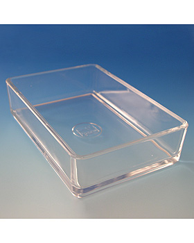 Instrumentenschale aus Glas, ohne Deckel 20 x 10 x 5 cm, Karl Hecht, medishop.de