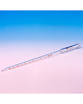 Safety-Messpipette 10 ml mit eingeschliffenem Saugkolben, Karl Hecht, medishop.de