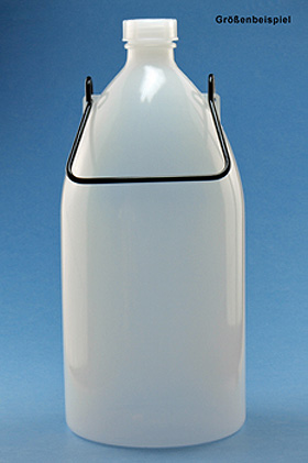 Enghalsflasche PE-LD 250 ml mit Schraubverschluss, Karl Hecht, medishop.de