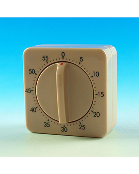 Kurzzeitmesser mit Signal, 60 Min. beige, Karl Hecht, medishop.de