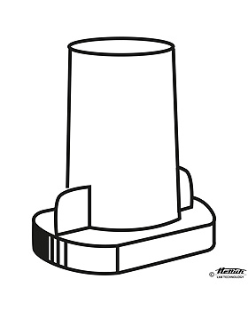 Zyto-Kammer mit Dichtung, PP, 1-fach 8 ml, 100 Stck, Hettich, medishop.de