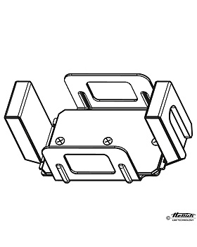 Leichtmetall-Gehnge fr Mikrotiter-, Kultur-, DeepWell und Filterplatten,, 2 Stck, Hettich, medishop.de