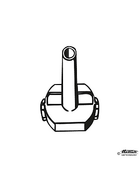 Zyto-Kammer mit Dichtung, PP, 1-fach 2 ml, 100 Stck, Hettich, medishop.de