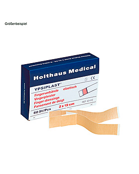 YPSIPLAST Fingerverbnde elastisch hautfarben, 2 x 12 cm (100 Stck.), Holthaus Medical, medishop.de