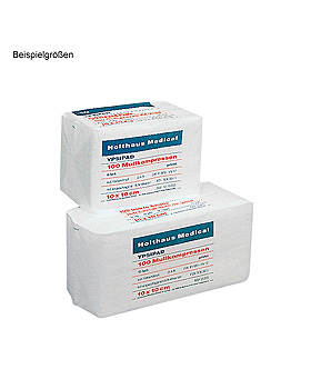 YPSIPAD Mullkompressen 8-fach unsteril, 7,5 x 7,5 cm (100 Stck.), Holthaus Medical, medishop.de