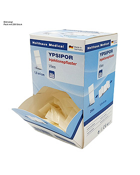 YPSIPOR Injektionspflaster klein 1,5 x 4 cm (100 Stck.), Holthaus Medical, medishop.de