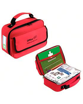 Office plus Verbandtasche rot, gefllt nach DIN 13157, Holthaus Medical, medishop.de