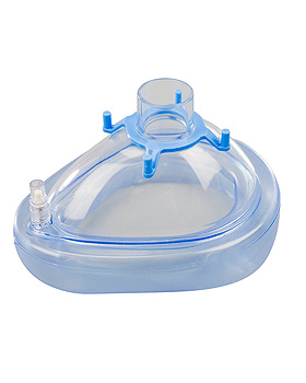 AERObag PVC-Einmal-Beatmungsmaske Gr. 5 fr Erwachsene mit Ventil, HUM, medishop.de