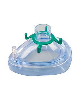 AERObag PVC-Einmal-Beatmungsmaske Gr. 3 fr Erwachsene mit Ventil, HUM, medishop.de