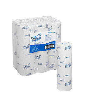 SCOTT ESSENTIAL rzterollen, 1-lagig, wei, geprgt, 38 x 38,5cm (6 x 200 Bl.), Kimberly-Clark, medishop.de