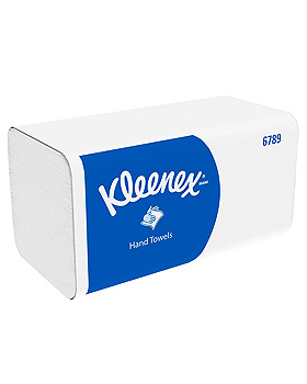 KLEENEX Handtcher F4, klein, 2-lagig, wei, 21 x 21,5 cm, Kimberly-Clark, medishop.de