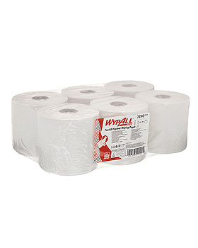 WYPALL Papierreinigungstcher, 1-lagig, wei,18,5 x 38 cm (6 x 630 Bl.), Kimberly-Clark, medishop.de