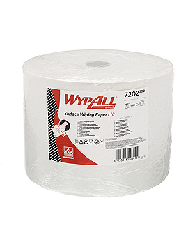 WYPALL Papierwischtcher Grorolle L 10, wei, 23,5 x 38 cm (1 Rl.  1000 Bl.), Kimberly-Clark, medishop.de