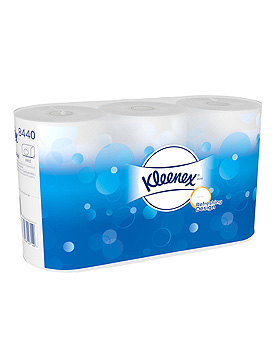 KLEENEX Toilet Tissue Standard, 3-lagig wei (6 x 6 Rl.  350 Bl.), Kimberly-Clark, medishop.de