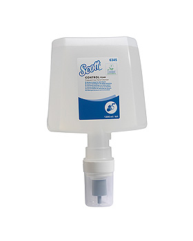SCOTT Control Schaumhandreiniger transparent, unparfmiert (4 x 1,2 Ltr.), Kimberly-Clark, medishop.de