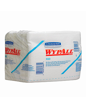 WYPALL X60 Wischtcher, 1-lagig, wei, 31 x 32 cm (12 x 76 Bl.), Kimberly-Clark, medishop.de