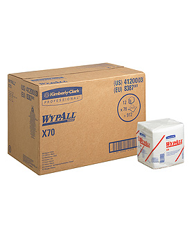 WYPALL X70 Wischtcher, geprgt, 1-lagig, wei, 32 x 31 cm (12 x 76 Bl.), Kimberly-Clark, medishop.de